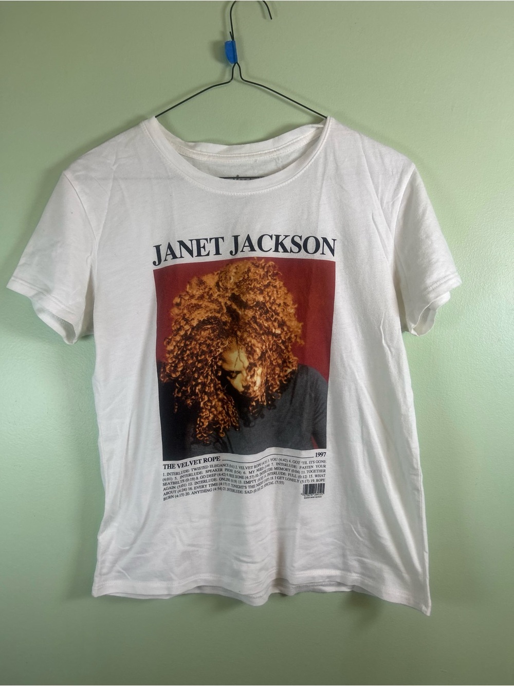 Janet Jackson The t Rope Album Band Tee Graphic T-Shirt
